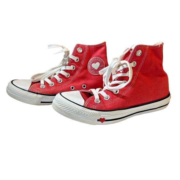 Converse Shoes - Converse Chuck Taylor All Star Ox Denim Love Shoes Indigo-Red 163305F Sz M 3/W 5